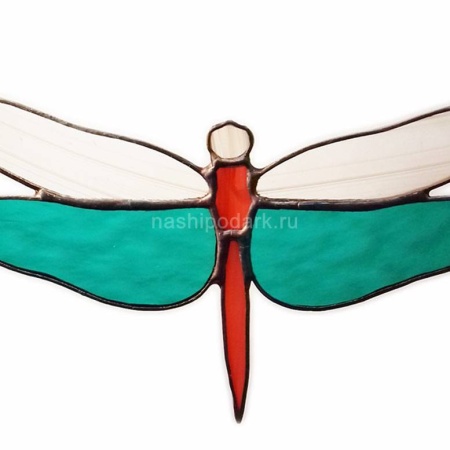 Витражная подвеска "Стрекоза" 7х14см Арт. 150319547 