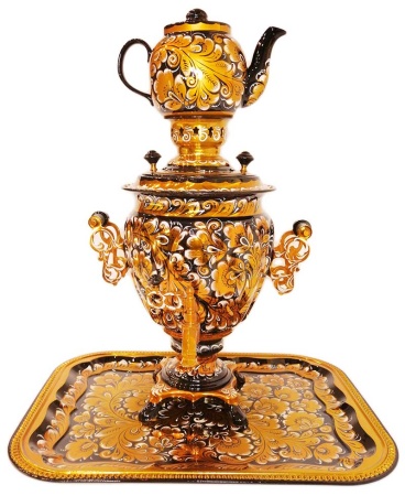 Самовар электрический набор 3 литра "Кудрина" арт. 7222622 