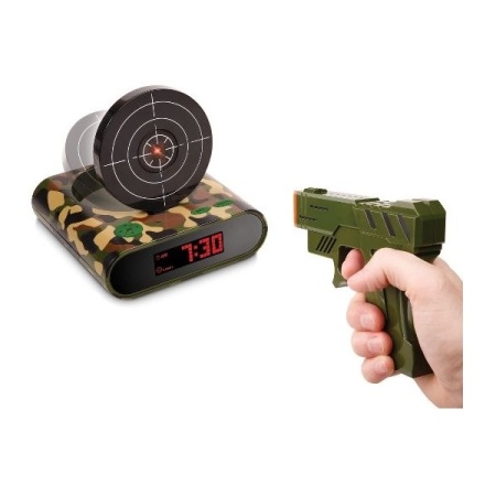 Будильник с пистолетом (камуфляж) Артикул: 4594 