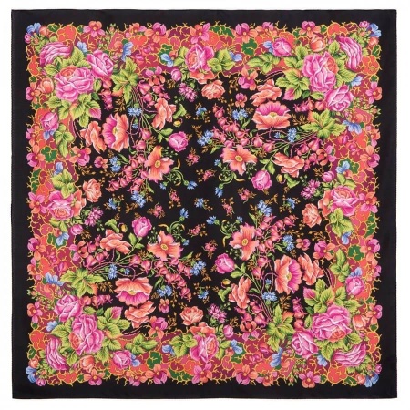 Павловопосадский платок «Россияночка» 1740-18 