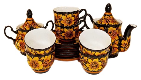 Набор самовар электрический с сервизом "Кудрина" арт. 7564322 