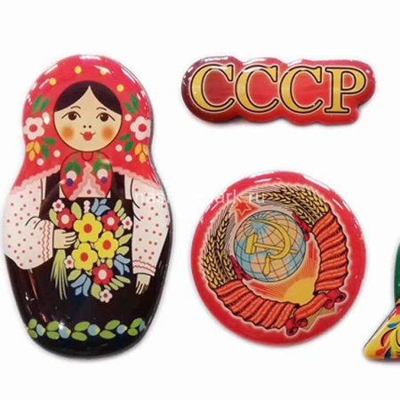 Магниты с Матрешкой из серии СССР 7х14см Арт. 140219213