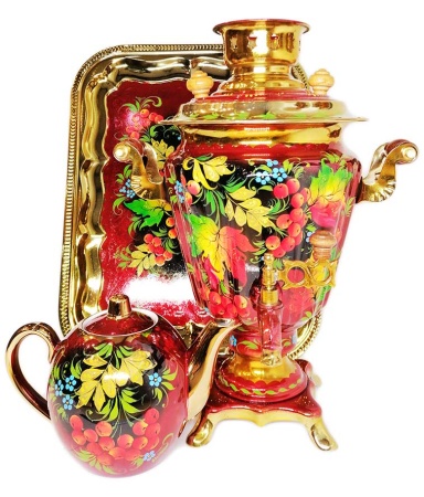 Самовар электрический набор 3 литра "Клен" арт. 14622913 