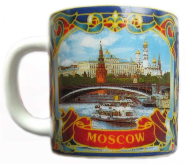 Мини-кружка "Москва", высота 4 см арт 68633