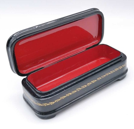 Шкатулка Холуй "Роза" 10х4,5 см. арт. 53522