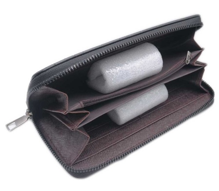 Портмоне мужское / Кошелек мужской на молнии 10х20 арт. 674453