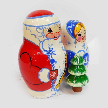 Матрешка "Вятская" 3 места 11см арт. 1218755