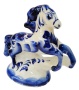 Лошадка гжель 10 см. арт. 575223