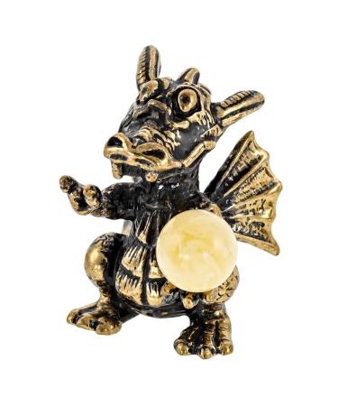 Дракон с подарком 24х30 мм. арт. 149.5