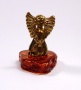 Фигурка из латуни с янтарем Ангел арт. 1105
