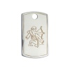 Серебряная Подвеска-жетон "Стрелец" Арт: 10040479С11