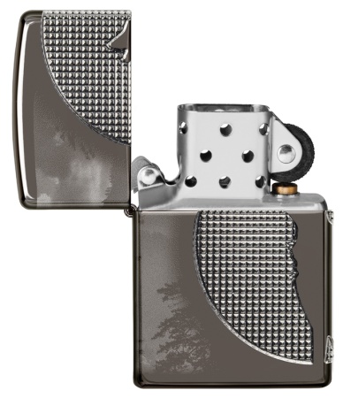 Зажигалка Armor™ High Polish Black Ice® ZIPPO 49353