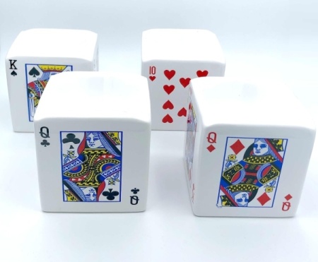 Пепельница "Куб карты" (виды в ассортименте) Артикул: 4432 