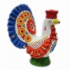 Дымковская игрушка "Индюк на ступке" 15х12см арт. 96339