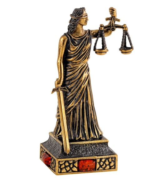 Богиня Правосудия без подставки 40х105 мм. арт. 2258.1