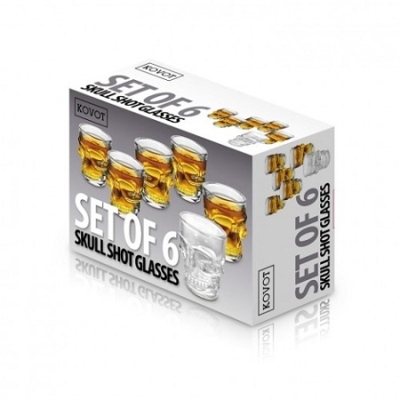  Набор рюмок "Черепа"(6 шт.) Артикул: 9408 