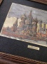 Офорт - гравюра на металле "Старая Москва - общий вид кремля" 30х40 см. арт. 76754433