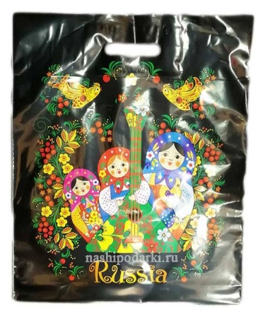 Пакет полиэтиленовый матрешки 46х38см