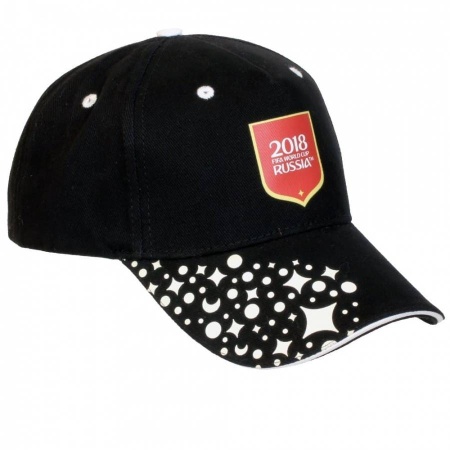 Бейсболка FIFA 2018 черная с эмблемой  Бейсболка FIFA 2018 черная с эмблемой