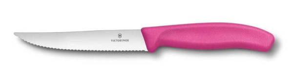 Нож для стейка пиццы Swiss Classic Gourmet 12 см, с серейторной заточкой VICTORINOX 6.7936.12L5 