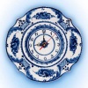 ЧАСЫ «КРУГЛЫЕ» кобальт Гжель артикль 687346