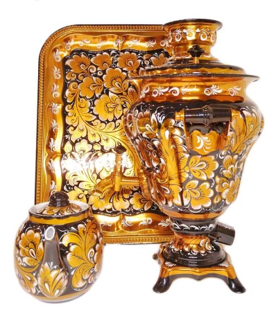 Самовар электрический набор 3 литра "Кудрина" арт. 7782262 