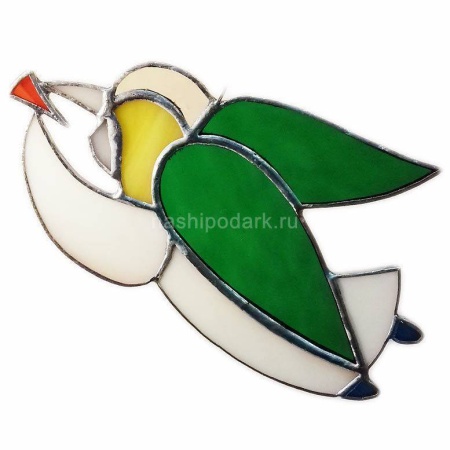 Витражная подвеска "Ангел летит" 13х8см Арт. 150319536 